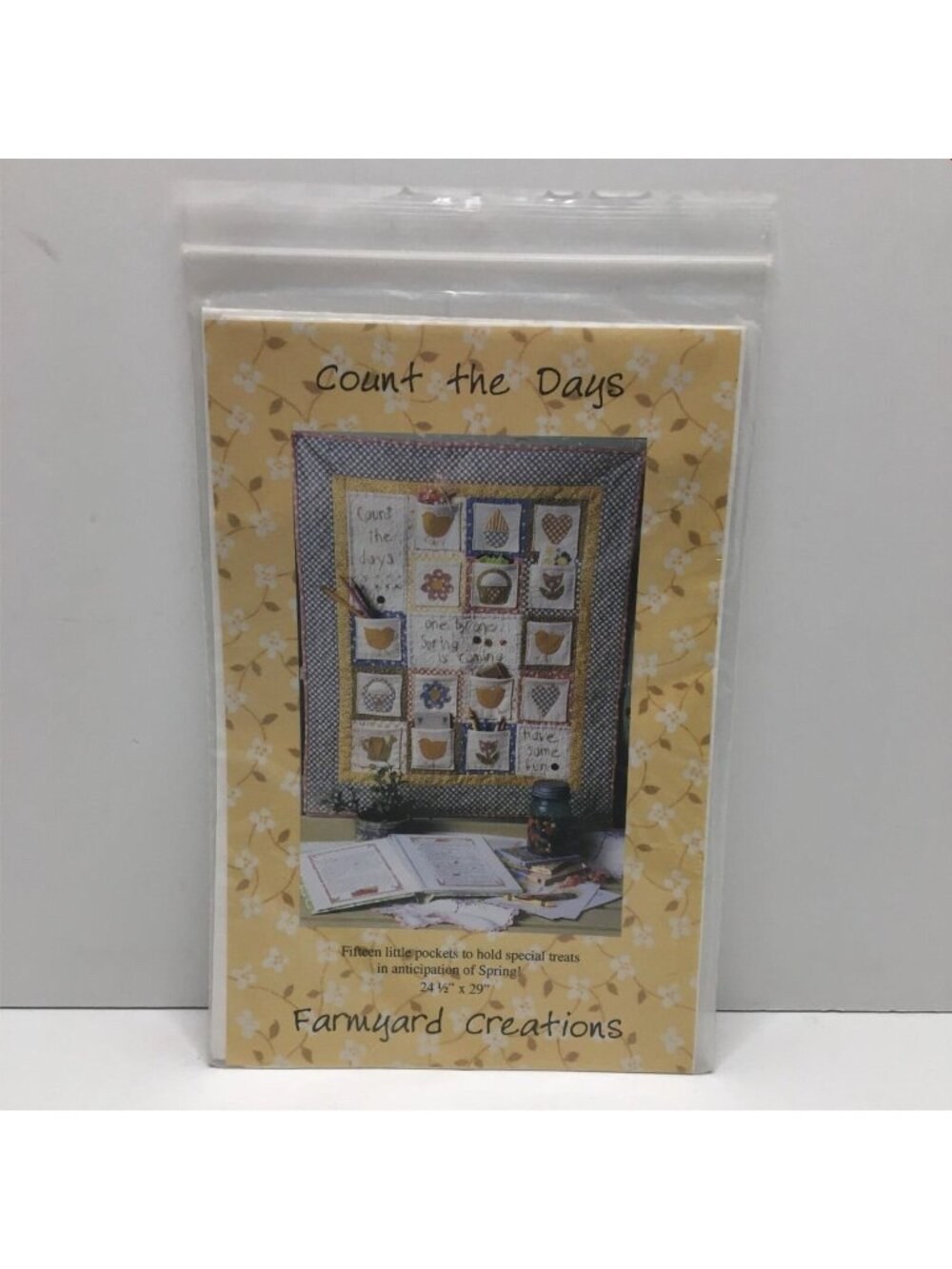 Farmyard Creations Count The Days Quilting Quilt Sewing Pattern Uncut 2000